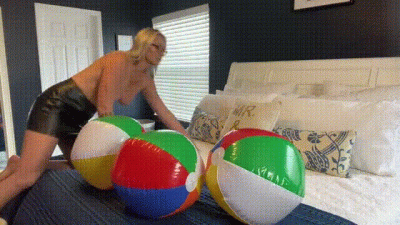 Beach Ball Humping And Cum