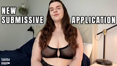 New Submissive Application