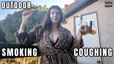 Outdoor Smoking Coughing
