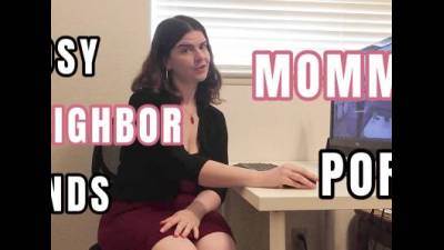 Nosy Neighbor Finds Step-Mommy Porn