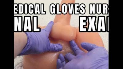 Medical Gloves Nurse Anal Exam