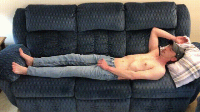 Cumming On Couch