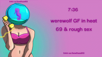 Audio: Werewolf GF In Heat 69 & Rough Sex