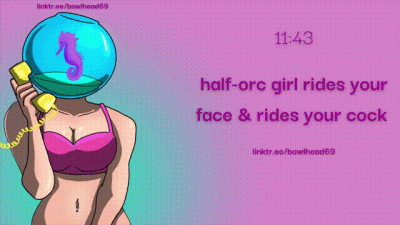 Audio: Half-Orc Girl Rides Your Face & Rides Your Cock