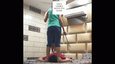 Double Domme Trampling Neighbor Caught Stealing Wifi 5