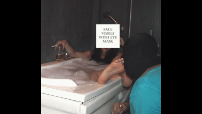 Bath Time Foot Worship Neighbor Entered Bathroom By Mistress Meow