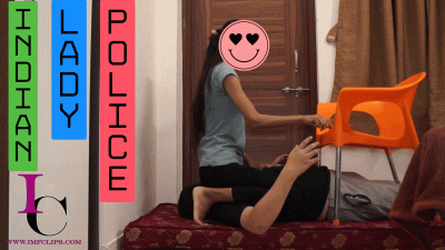 Indian Lady Officer Punishing Prisoner
