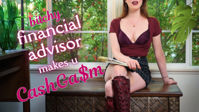 Hot Manipulative Financial Advisor Teaches You To Cashgasm Like A Simp JOI Findom Drain