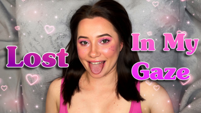 Soft Eye Contact & Sparkly Makeup Tease Facefetish