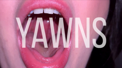 Big Yawns Close Up & Uvula Fetish