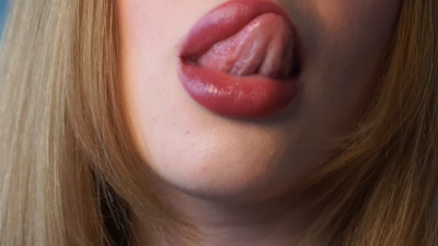 Lipstick Try On Close To Camera