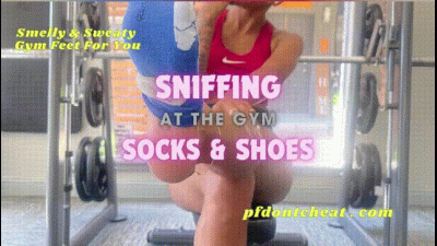 Sniffing Socks And Shoes At The Gym