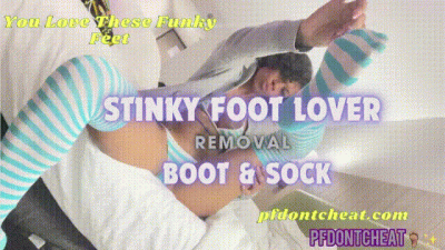 Stinky Foot Lover Boot And Sock Removal