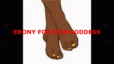 Ebony Foot Fetish Footjob Ep-1 Pt2 - White Boy Ebony Footjob Slave Training