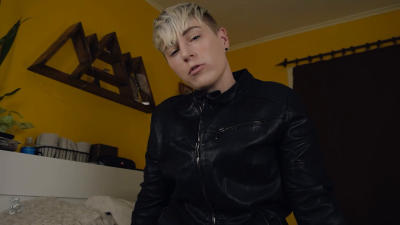Leather Dyke Dominates You- Bound, Overstimmed, And Used!- Jaq Quicksilver- Spitroast, Fucking Machine, Overstim, Strapon POV, Female POV