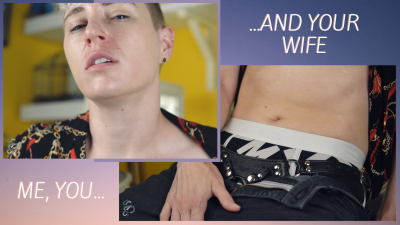 Butch Dyke Dirty Talks About Fucking You And Your Wife With Her Strapon Cock