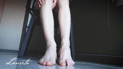 Showing My Soles, Heels, Arches And Toes