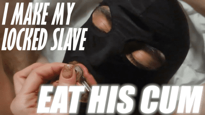 Je Fais Manger S0N Sperme A Mon Soumis Encage