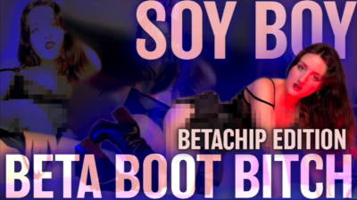 Soy Boy Beta Boot Bitch Boot Worship Humiliation JOI (Censored Pixels Beta Safe)