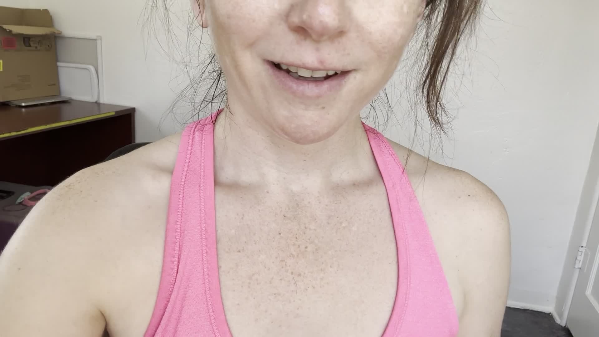 Smelling My Hairy, Sweaty Armpits After Workout