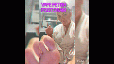 Vape Fetish Foot Drain
