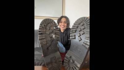 Boot Humiliation + Spit + Boot & Sock Removal