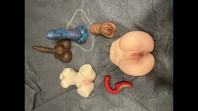 Pussy Play, Tribbing And A Fuck Machine