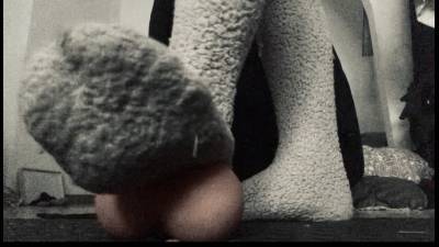 Ball Massage With Dirty Fuzzy Socks