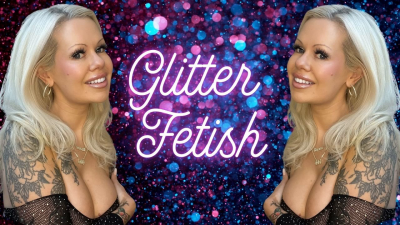 Glitter Fetish In Fishnet With Honey Hudson
