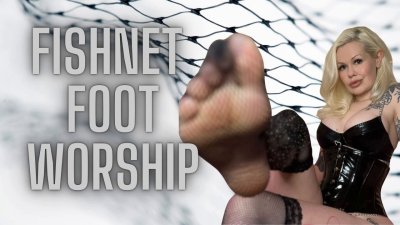Fishnet Foot Worship