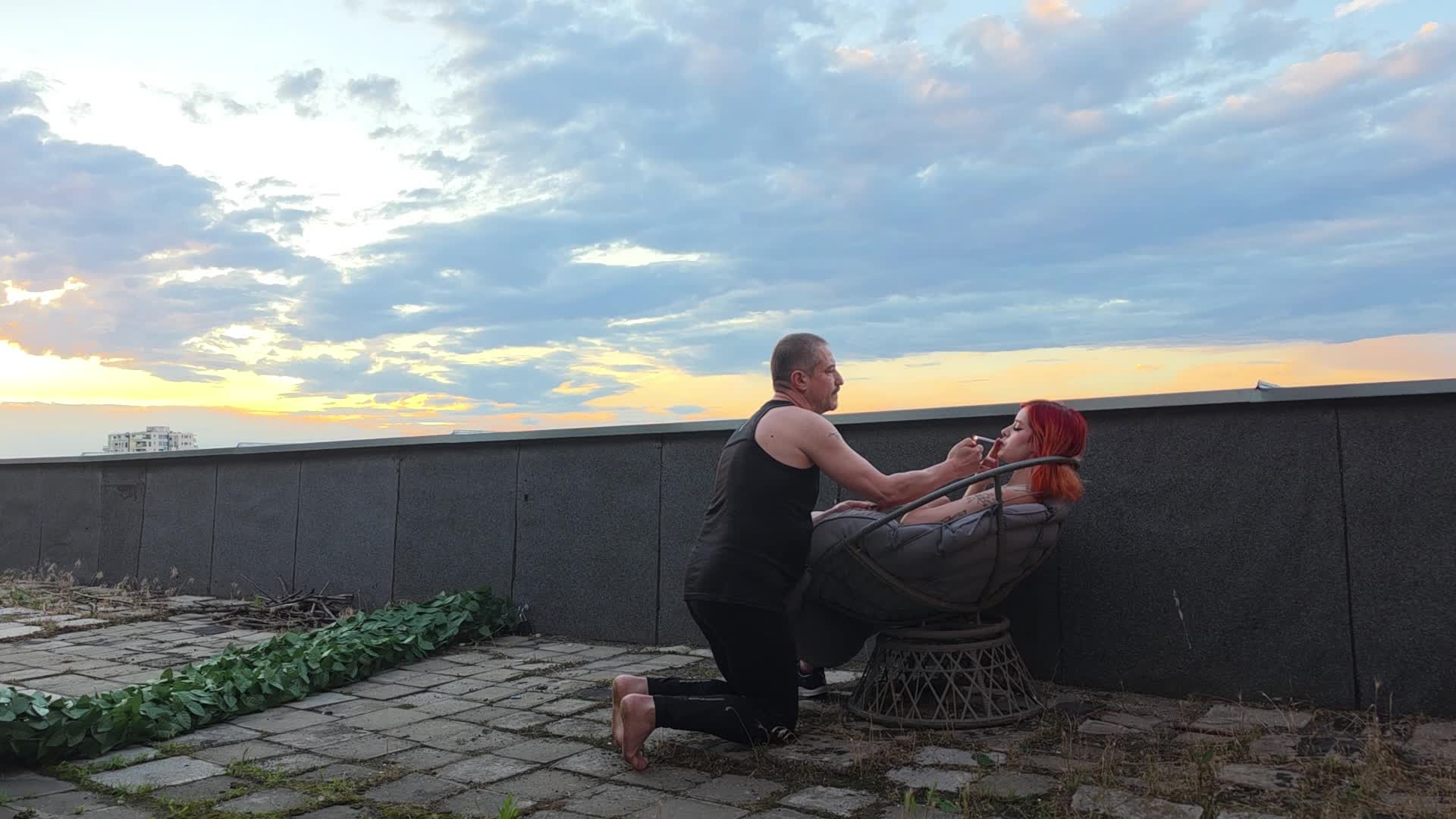 I Turn My Gym Trainer Into A Human Ashtray (From Afar)