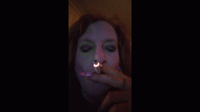 Your Desperate To Watch Me Smoke My Cigarette, It Makes That Worthless Cock Hard Don't It