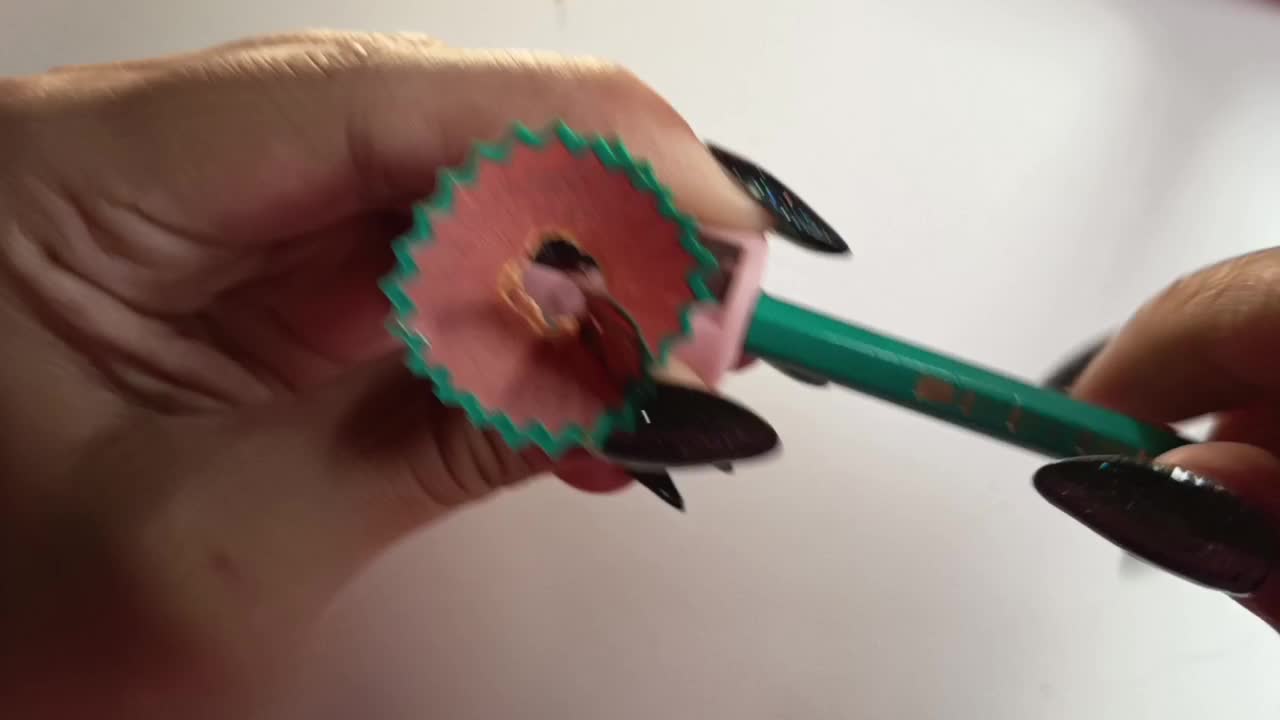 To Sharpen A Pencil, With Manicure