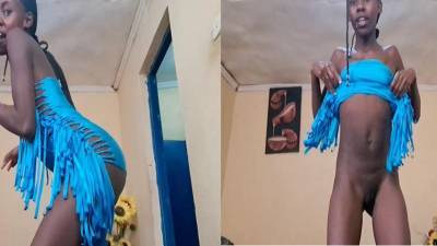 Sexy Pussy Dancing By Horny Ebony Pearl Keysha