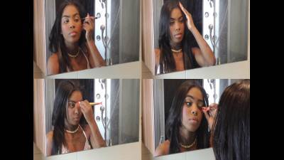 Ebony Make Up Fetish!