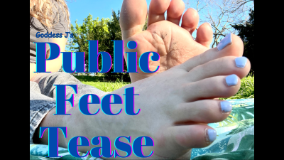Public Feet Tease