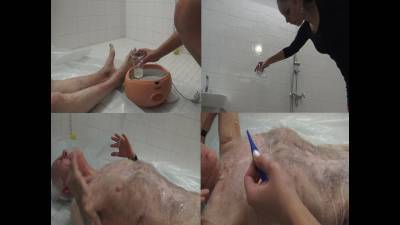 Brutal Waxing!