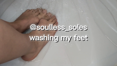 Washing My Feet With Soap