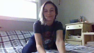 Stripping With Face Sitting POV