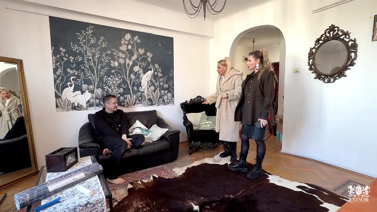 Dirty Boots & Cruel Ladies- Face Spitting And Boot Cleaning With A Touch Of Blackmail