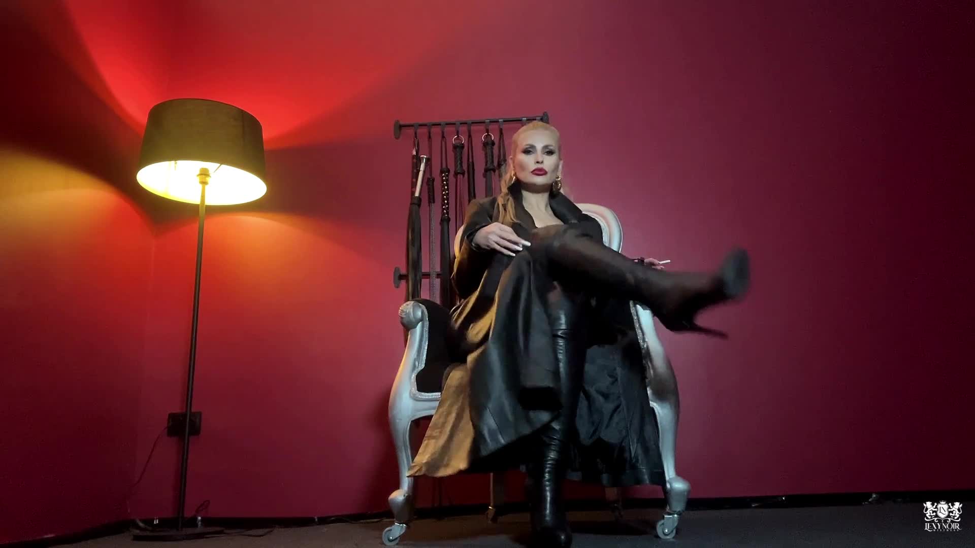 Leather Mistress Lexy Noir Makes You Crave For Her Control POV