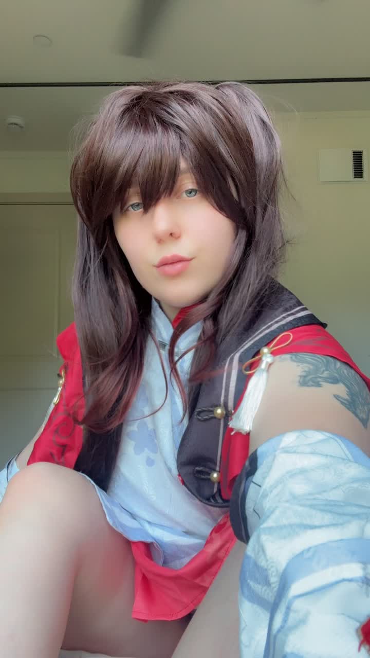Hutao Foot And Pussy Worship (Genshin Impact Cosplay)