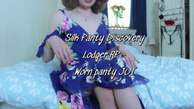 Silk Panty Lodger Rp Used Panties JOI Brown Dildo