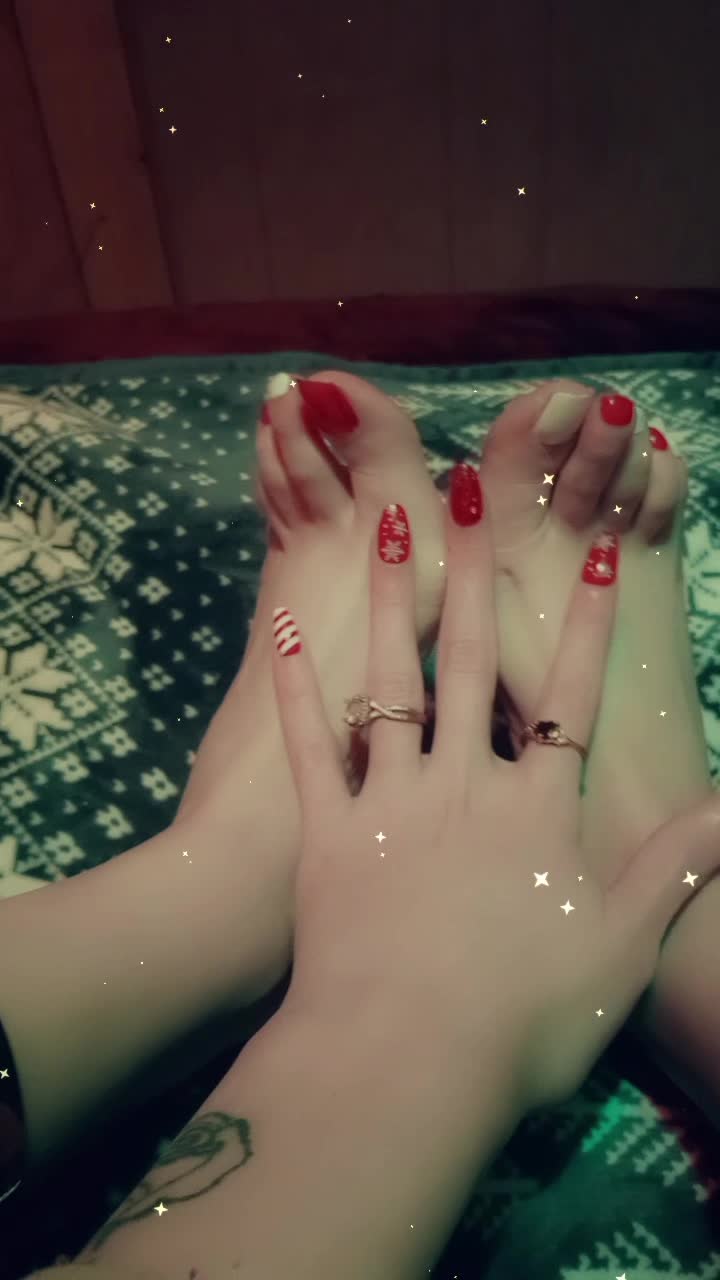 Christmas Feet Self Love Rub Down