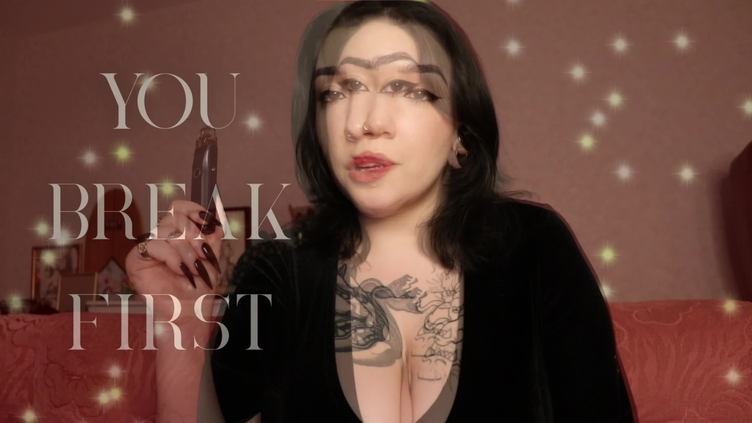 You Break First By Devillish Goddess Ileana | Femdompov Financial Domination Mental Domination