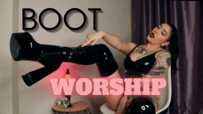 Boot Worship By Devillish Goddess