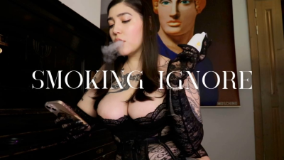 Smoking Ignore II By Devillish Goddess Ileana