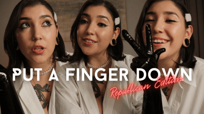Put A Finger Down Conservative Edition By Devillish Goddess Ileana | Political Play Femdompov Findom