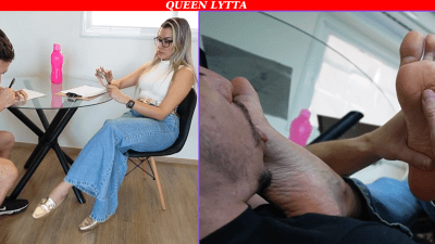 Hot Teacher Makes Student Worship Her Sweaty Feet To Pass The Year Queen Lytta - Foot Worship Flats Sweaty Feet Dangling Femdom Foot Domination Soles Blackmail-Fantasy Foot Smelling Toe Suck Smelly Feet Stinky Feet