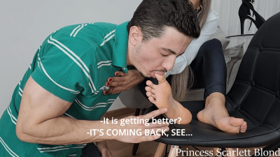 Princess Scarlett Blond Sexy Doctor Makes Annoying Patient Worship Her Feet Foot Worship Foot Domination High Heels Soles - Foot Smelling Foot Massage Toe Suck Foot Ignore Sweaty Feet Smelly Feet